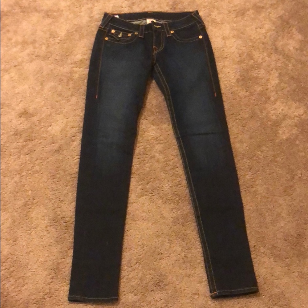 True Religion Dark Wash Jeans (Never Worn)